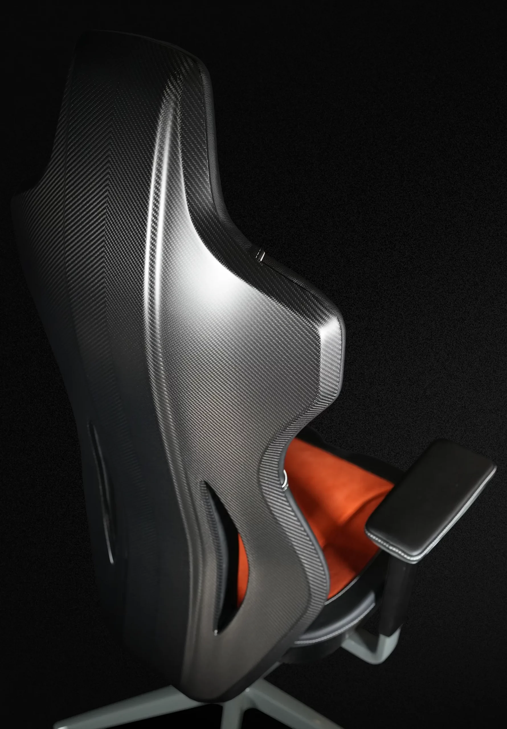 Carbon fiber structure of the Fiberseats One