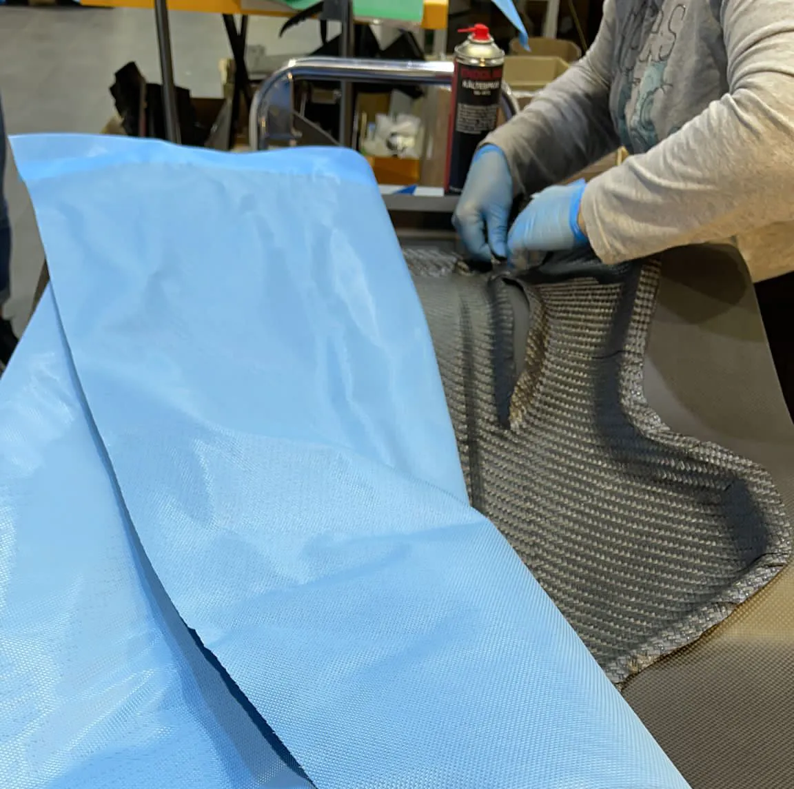 Aerospace-grade carbon fiber weave
